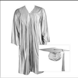 Graduation Gray color Cap & gown